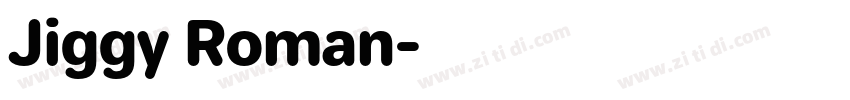 Jiggy Roman字体转换